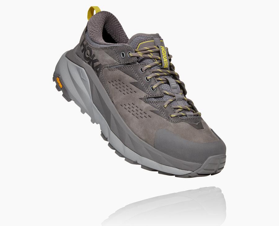 Pánske Trail Tenisky Hoka One One Zlavy - Kaha Gore-Tex Nízka - Siva 40692-DLEP